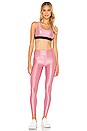 view 5 of 5 Endpoint Infinity Sports Bra in Rosa & Black