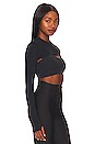 view 2 of 4 Mina Blackout Shrug in Black