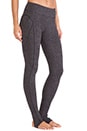 view 1 of 5 Stealth Stirrup Legging in Hail & Black
