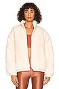 view 2 of 6 CHAQUETA REVERSIBLE AINA FAUX SHERPA in Off-White