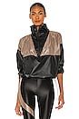 view 1 of 5 BLOUSON ANORAK in Black & Cafe