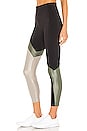 view 3 of 5 Blackout High Rise Legging in Black, Juniper & Acropoles