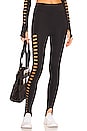 view 1 of 6 x David Koma Laser Cut High Rise Legging in Black