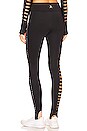 view 5 of 6 x David Koma Laser Cut High Rise Legging in Black