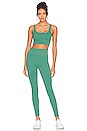 view 4 of 5 Layla Sparkle Seamless Legging in Emerald Green