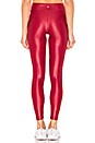 view 3 of 4 Lustrous High Rise Legging in Red