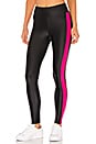 view 1 of 4 LEGGINGS DYNAMIC DUO HIGH RISE SHINY NETZ in Black & Infrared