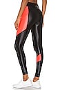 view 3 of 4 Pista Infinity High Rise Legging in Black & Guava