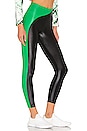 view 2 of 4 Chase High Rise Infinity Legging in Black & Emerald