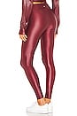view 3 of 4 Lustrous High Rise Legging in Ruby