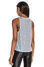 view 3 of 4 Muscle Iridescent Tank in Storm