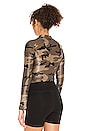 view 3 of 4 Luca Infinity Long Sleeve Crop Top in Camo