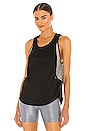 view 1 of 4 CAMISETA TIRANTES ADRIANA in Black & Heather Grey
