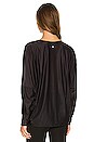 view 3 of 4 Beat Long Sleeve Top in Black