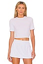 view 1 of 4 Baby Crop Top in White