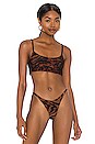 view 2 of 5 Gal Reversible Bikini Top in Brown Cheetara & Black