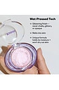 view 8 of 10 Shiny Objects Wet Glisten Powder Highlighter for Face + Eyes in Haloed