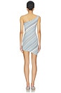 view 3 of 4 MINIVESTIDO MILAN in Blue Striped Knit