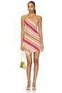view 1 of 4 Milan Mini Dress in Rouge Stripe