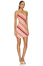 view 2 of 4 Milan Mini Dress in Rouge Stripe