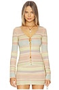 view 1 of 5 CÁRDIGAN LILA in Pastel Striped Knit