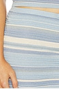 view 6 of 6 MINIFALDA KENDALL in Blue Striped Knit