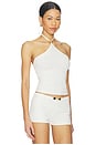 view 2 of 5 TOP HALTER DEKOTA in White Knit