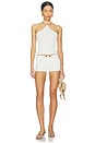 view 4 of 5 TOP HALTER DEKOTA in White Knit