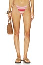 view 1 of 5 Beverly Bikini Bottom in Rouge Stripe
