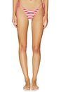 view 1 of 4 Pippa Bikini Bottom in Red Stripe