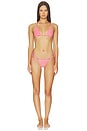 view 4 of 4 Pippa Bikini Bottom in Red Stripe