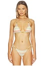 view 1 of 5 TOP BIKINI BEVERLY in Pastel Striped Knit
