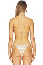 view 3 of 5 TOP BIKINI BEVERLY in Pastel Striped Knit