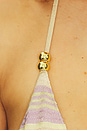 view 5 of 5 TOP BIKINI BEVERLY in Pastel Striped Knit