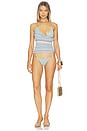 view 4 of 4 ТОП БИКИНИ BEVERLY in Blue Knit