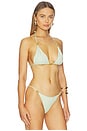 view 2 of 5 TOP BIKINI BEVERLY in Pistachio Knit