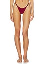 view 1 of 4 Sienna Bikini Bottom in Rouge