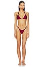 view 4 of 4 Sienna Bikini Bottom in Rouge