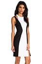 view 3 of 5 Don't Save Me Dress in Black & Ivory
