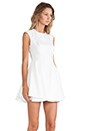 view 2 of 5 Another World Dress in Ivory Lace Jacquard