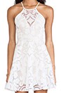 view 5 of 5 Romantic Rebel Dress in Ivory Lace Burnout