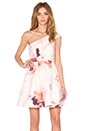 view 1 of 4 Cold Shoulder Mini Dress in Light Faded Floral