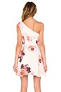 view 3 of 4 Cold Shoulder Mini Dress in Light Faded Floral