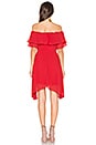 view 3 of 3 Seasons Pleated Dress in Scarlet Red