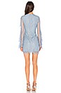 view 3 of 3 Better Days Lace Ruffle Dress in Dusty Blue