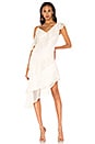 view 1 of 3 Aspire Midi Dress In Ivory W Gold in Ivory & Gold