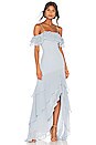 view 4 of 4 Enchanted Gown in Powder Blue