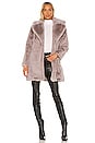 view 1 of 4 Stella Faux Fur Coat in Dove Grey