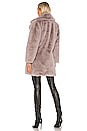 view 3 of 4 Stella Faux Fur Coat in Dove Grey