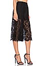view 2 of 3 Script Lace Culottes in Black